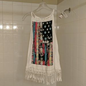 belle du jour American flag tank